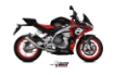 Afbeeldingen van MIVV Full System met X-M1 titanium demper Aprilia RS660 / Tuono 660 '21-