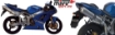 Afbeeldingen van MIVV Oval Classic titanium demper High up (small) Kawasaki ZX6-R '03-'04