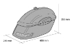 Afbeeldingen van Side case set model Touring Custom Acces