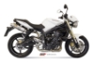 Afbeeldingen van MIVV GP steel black dempers Triumph Street Triple 675 '07-'12