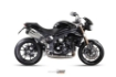Afbeeldingen van MIVV Speed Edge steel black RVS demper Triumph Speed Triple 1050 '11-15