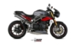 Afbeeldingen van MIVV Ghibli RVS dempers High Up (2 stuks) Triumph Speed Triple 1050 '16-