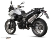 Afbeeldingen van MIVV Oval titanium demper met carbon cap (big) BMW F700GS '12-
