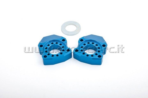 Afbeeldingen van Kettingspanners Evotech Kawasaki ER6-N '12-'16/ Z900 RS '18--Blauw