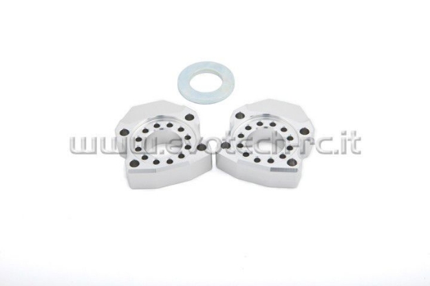 Afbeeldingen van Kettingspanners Evotech Kawasaki ER6-N '12-'16/ Z900 RS '18--Zilver