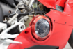 Afbeeldingen van Koppeling deksel met kijkglas aluminium Evotech voor Ducati Panigale 959/1199/1299