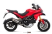 Afbeeldingen van MIVV Suono Steel RVS demper Ducati Multistrada 1200/ ST ABS '10- (INCL CAT VERV)