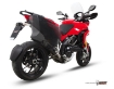 Afbeeldingen van MIVV GP steel black demper Ducati MULTISTRADA 1200/ ST ABS '10- (INCL CAT VERV)