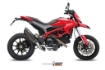 Afbeeldingen van MIVV Suono Steel Black RVS demper Ducati Hypermotard 821/ Hyperstrada 821 '13-