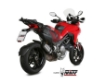 Afbeeldingen van MIVV Suono Steel RVS demper Ducati Multistrada 1200/1260 met E keur
