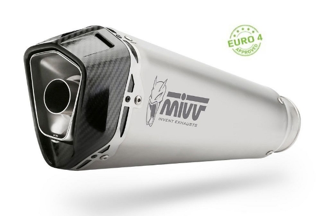 Afbeeldingen van MIVV Delta Race RVS Ducati Multistrada 1200/1260 met E keur