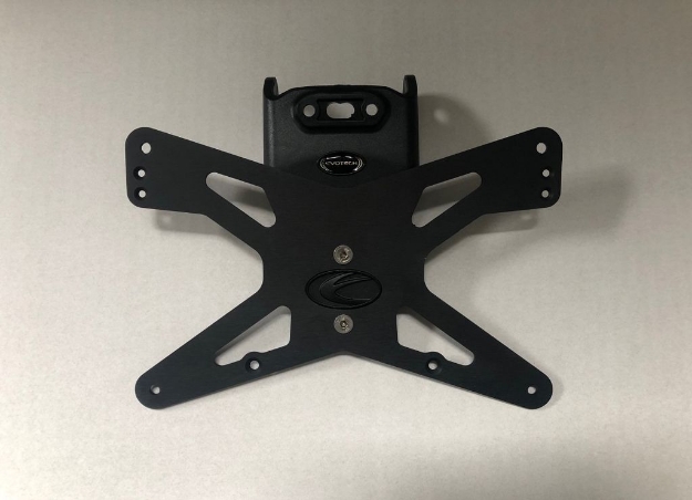 Afbeeldingen van Evotech kentekenplaathouder gedeelte nieuwe Belgische plaat