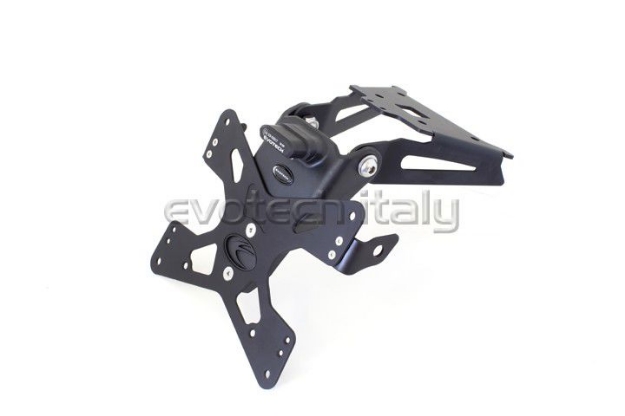 Afbeeldingen van Kentekenplaathouder Evotech Kawasaki Z250 / Z300 '15-