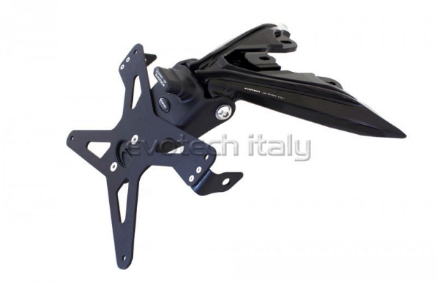 Afbeeldingen van Kentekenplaathouder Evotech MV Agusta Brutale Dragster 800 '14--Zwart