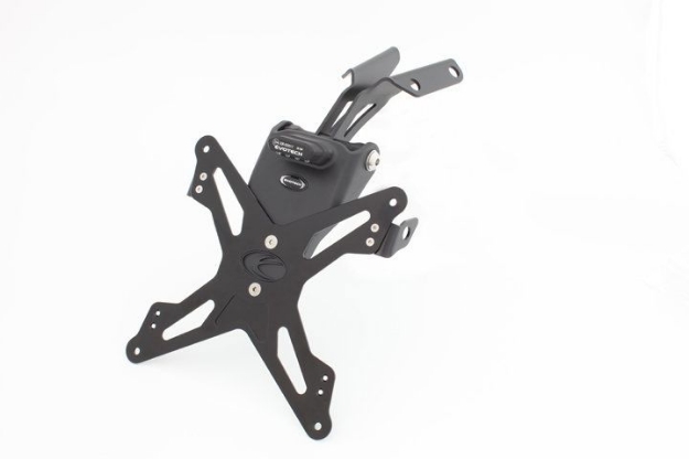 Afbeeldingen van Kentekenplaathouder Evotech Ducati Hypermotard 1100 / EVO / 796 '08-'12