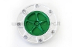 Afbeeldingen van Tankdop Evotech met schroefdop Honda (diverse modellen) zilver/groen