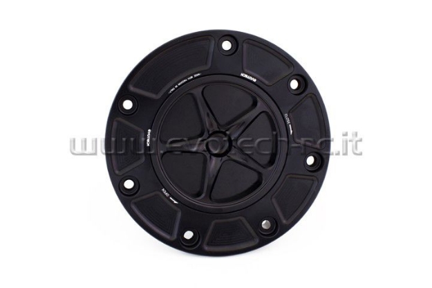 Afbeeldingen van Tankdop met schroefdop Evotech Honda zwart/zwart