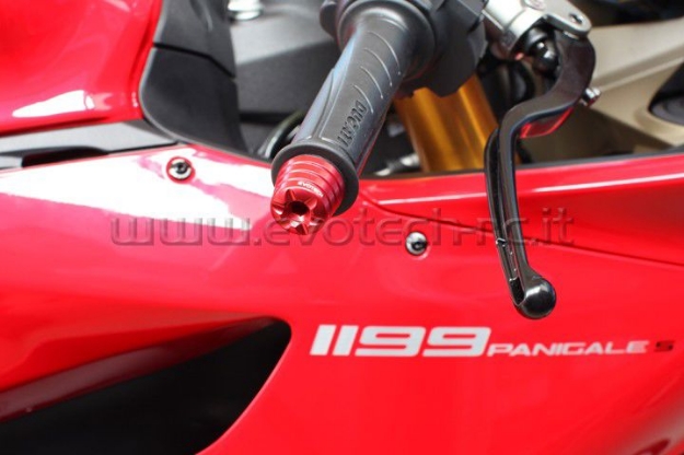 Afbeeldingen van Trillingsdempers Evotech Ducati 899/1199 Panigale/ R-Rood