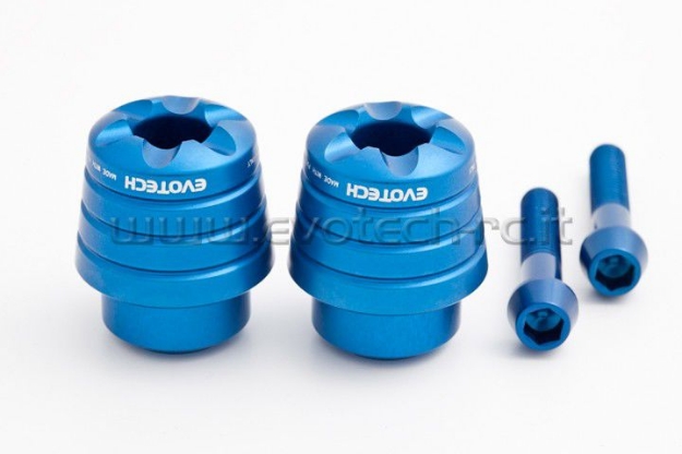 Afbeeldingen van Trillingsdempers Evotech Honda (CB-CBR-CBF-VTR)-Blauw