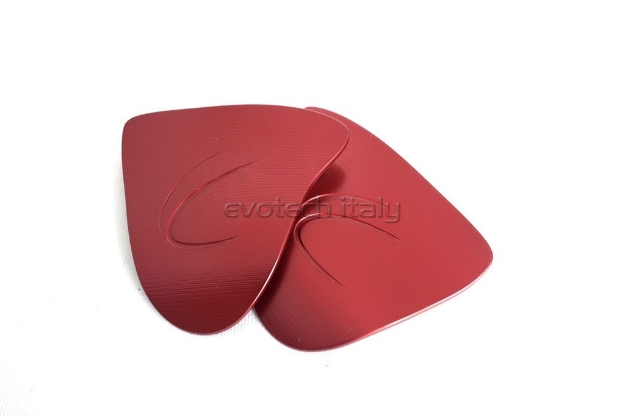 Afbeeldingen van Spiegelafdekplaatjes rood Evotech Yamaha R1 '20-