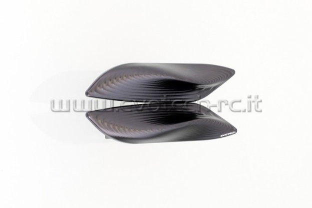 Afbeeldingen van Spiegelafdekplaatjes Evotech Yamaha XP530 T-MAX 2012--Zwart