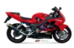 Afbeeldingen van MIVV Oval Classic RVS demper (small) Honda CBR600F Sport '01-'02