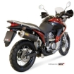 Afbeeldingen van MIVV Oval titanium demper met carbon cap (small) Honda XL700V '08-