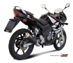 Afbeeldingen van MIVV GP steel black compleet systeem Honda CBR 125R '04-'10
