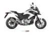 Afbeeldingen van MIVV Suono Steel Black RVS demper Honda NC700/750S/X