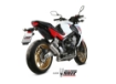 Afbeeldingen van MIVV RVS systeem met MK3 RVS demper Honda CB650F '14-18