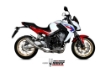 Afbeeldingen van MIVV RVS systeem met MK3 RVS demper Honda CB650F '14-18