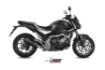 Afbeeldingen van MIVV Suono Steel Black RVS demper Honda NC750S/X '16- / Integra 750 '16-