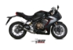Afbeeldingen van MIVV RVS systeem met MK3 Black RVS demper Honda CB650R/ CBR650R '19-