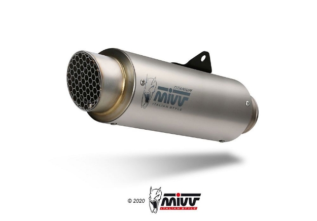 Afbeeldingen van MIVV RVS systeem met GP PRO titanium Honda CB125R '21-