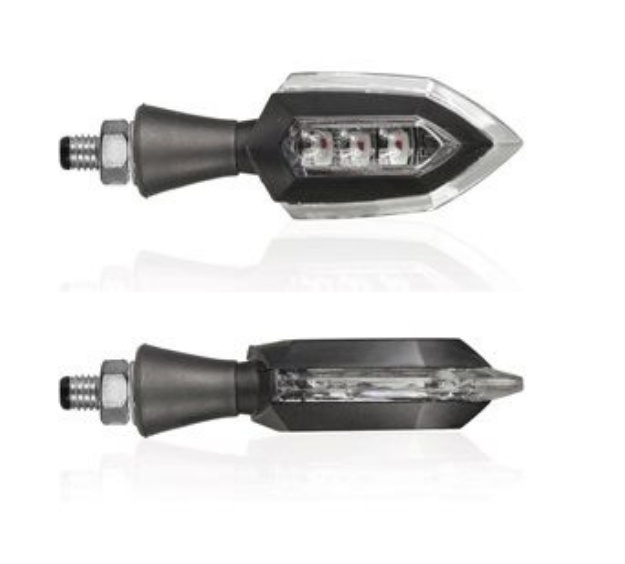 Afbeeldingen van Knipperlichten LED model Hallow getint Chaft