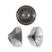 Afbeeldingen van Koplamp chroom rond 20cm model Hush Chaft