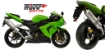 Afbeeldingen van MIVV Oval Classic RVS demper (small) Kawasaki ZX10-R Â´04-Â´05
