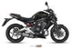 Afbeeldingen van MIVV Suono Steel Black RVS compleet systeem Kawasaki ER6-N '12-