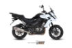 Afbeeldingen van MIVV Oval titanium demper met carbon cap Kawasaki Versys 1000 '15-