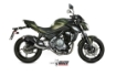 Afbeeldingen van MIVV systeem met GP PRO black RVS Kawasaki Ninja 650 / Z650 '17-22 (1 lambda)