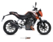 Afbeeldingen van MIVV Suono Steel RVS compleet systeem KTM Duke 125 '11-16 / Duke 200 '12-
