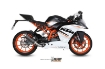 Afbeeldingen van MIVV compleet RVS systeem met GP titanium demper KTM RC390 '14-