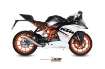 Afbeeldingen van MIVV compleet RVS systeem met Ghibli RVS demper KTM RC390 '14-