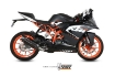 Afbeeldingen van MIVV RVS systeem met Suono steel black demper KTM RC125 '14-