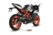 Afbeeldingen van MIVV RVS systeem met GP steel black demper KTM RC125
