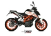 Afbeeldingen van MIVV RVS KAT vervanger KTM Duke 125/390 RC125/390