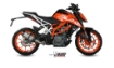 Afbeeldingen van MIVV Suono Steel RVS KTM Duke 125/390 / RC125/390 '17-
