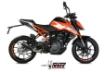 Afbeeldingen van MIVV X-M1 Black RVS KTM Duke 125/390 / RC 125/390 '17-
