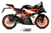 Afbeeldingen van MIVV MK3 Black RVS KTM Duke 125/390 / RC125/390 '17-