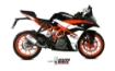 Afbeeldingen van MIVV MK3 RVS demper KTM Duke 125/390 / Duke 125/390 '17-